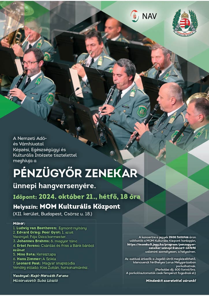 Pénzügyőr Zenekar – ünnepi koncert